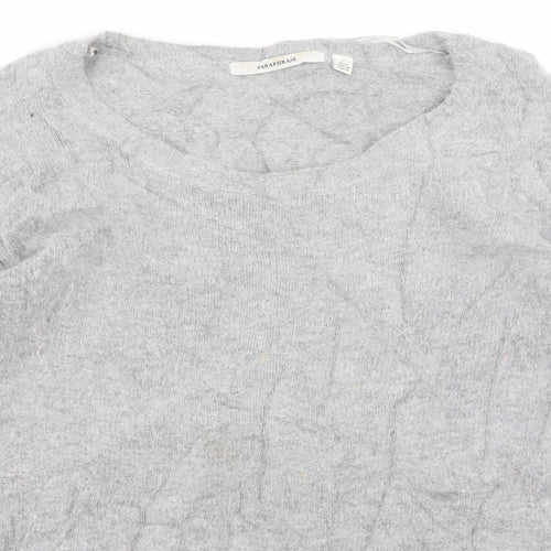 Paraphrase Womens Grey   Pullover Jumper Size L