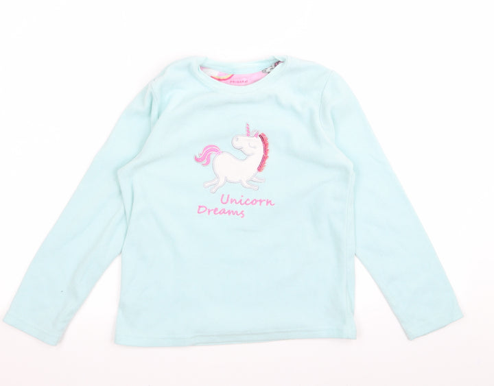 Primark Girls Blue  Rayon Pullover Jumper Size 9 Years