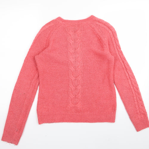 H&M Womens Pink   Pullover Jumper Size S