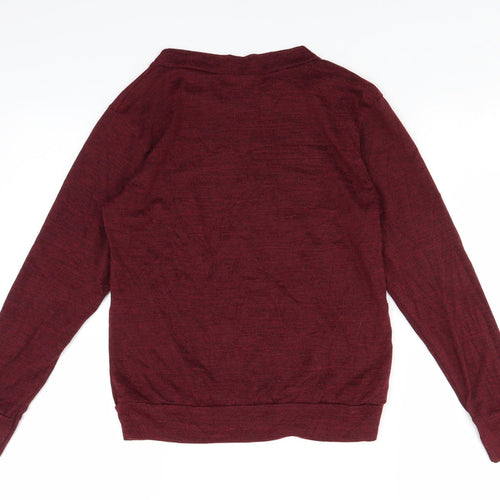 Sophia Mirza Womens Red   Pullover Jumper Size M