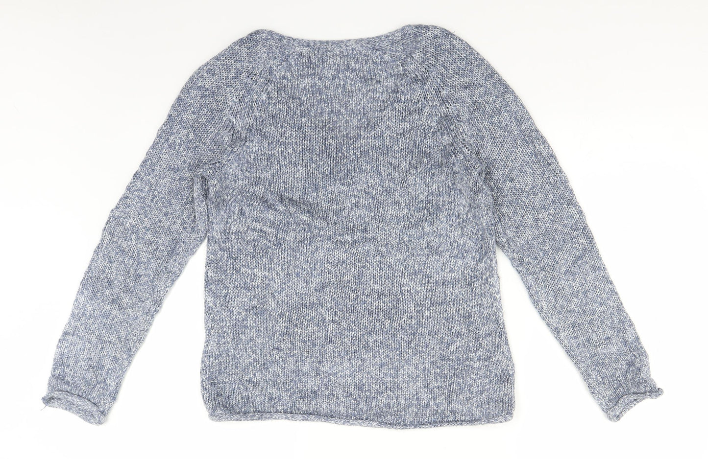 H&M Womens Blue  Knit Pullover Jumper Size XS