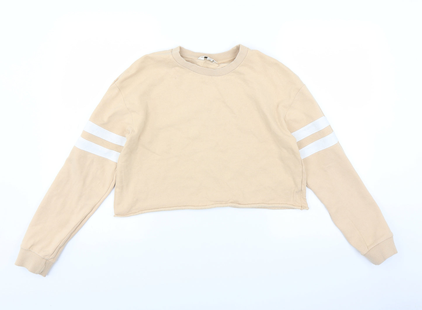 Miss Selfridge Womens Brown   Pullover Jumper Size 10  - cropped