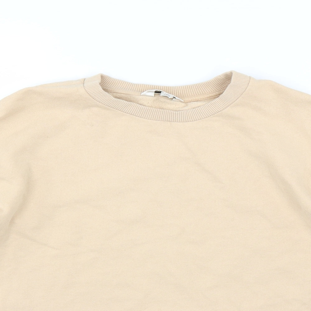 Miss Selfridge Womens Brown   Pullover Jumper Size 10  - cropped