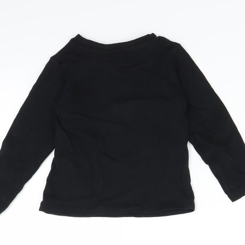 PEP & CO Baby Black   Basic T-Shirt Size 12-18 Months  - dance party