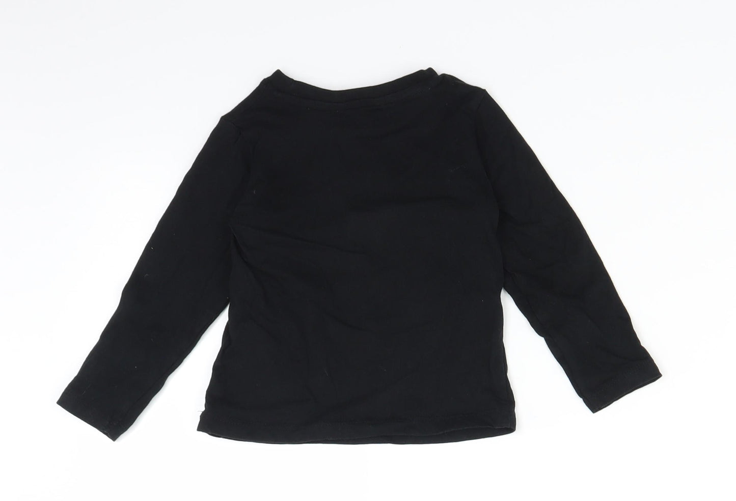 PEP & CO Baby Black   Basic T-Shirt Size 12-18 Months  - dance party