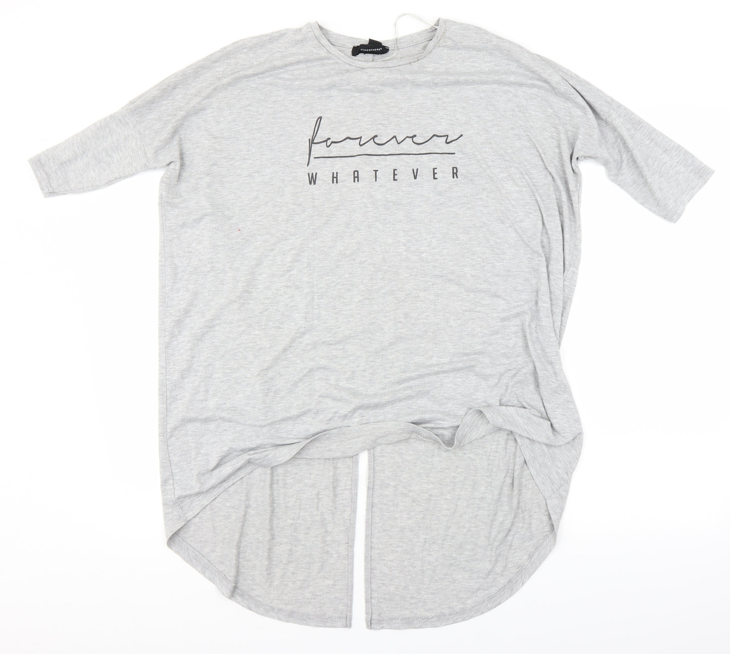 Atmosphere Womens Grey   Basic Blouse Size 10  - OVERSIZED