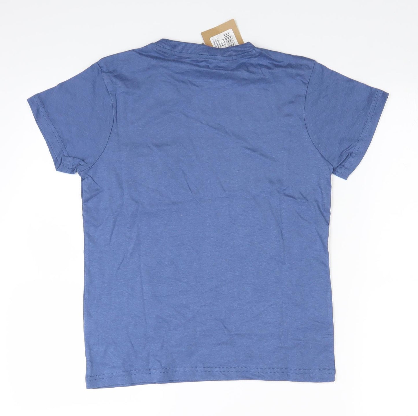 kangaroo poo Boys Blue   Basic T-Shirt Size 9-10 Years
