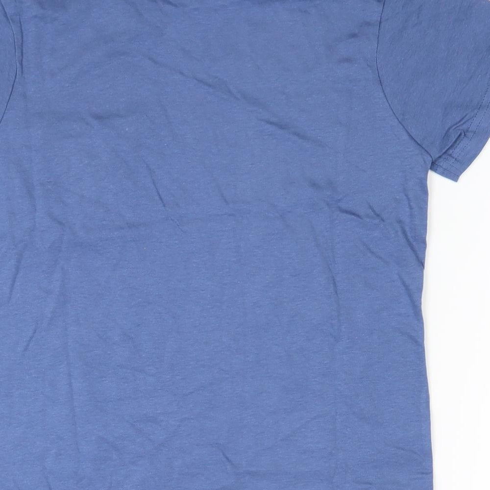 kangaroo poo Boys Blue   Basic T-Shirt Size 9-10 Years