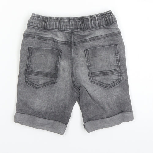 George Boys Grey  Denim Bermuda Shorts Size 4-5 Years