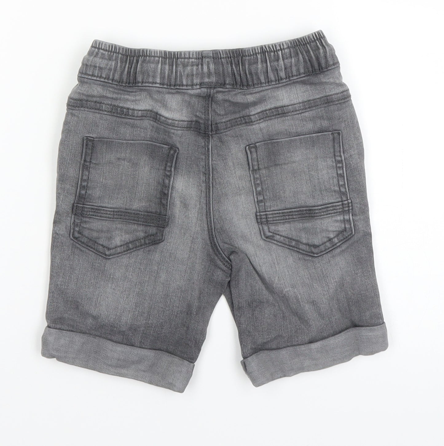 George Boys Grey  Denim Bermuda Shorts Size 4-5 Years