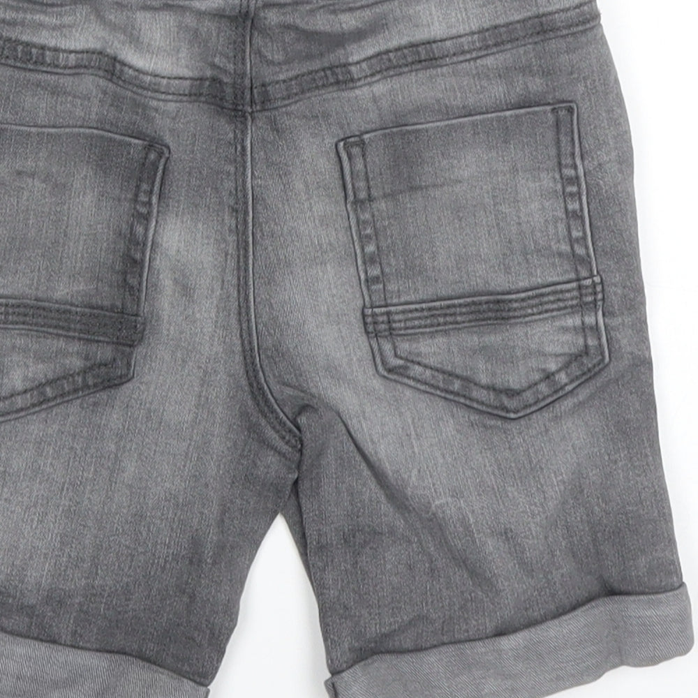 George Boys Grey  Denim Bermuda Shorts Size 4-5 Years