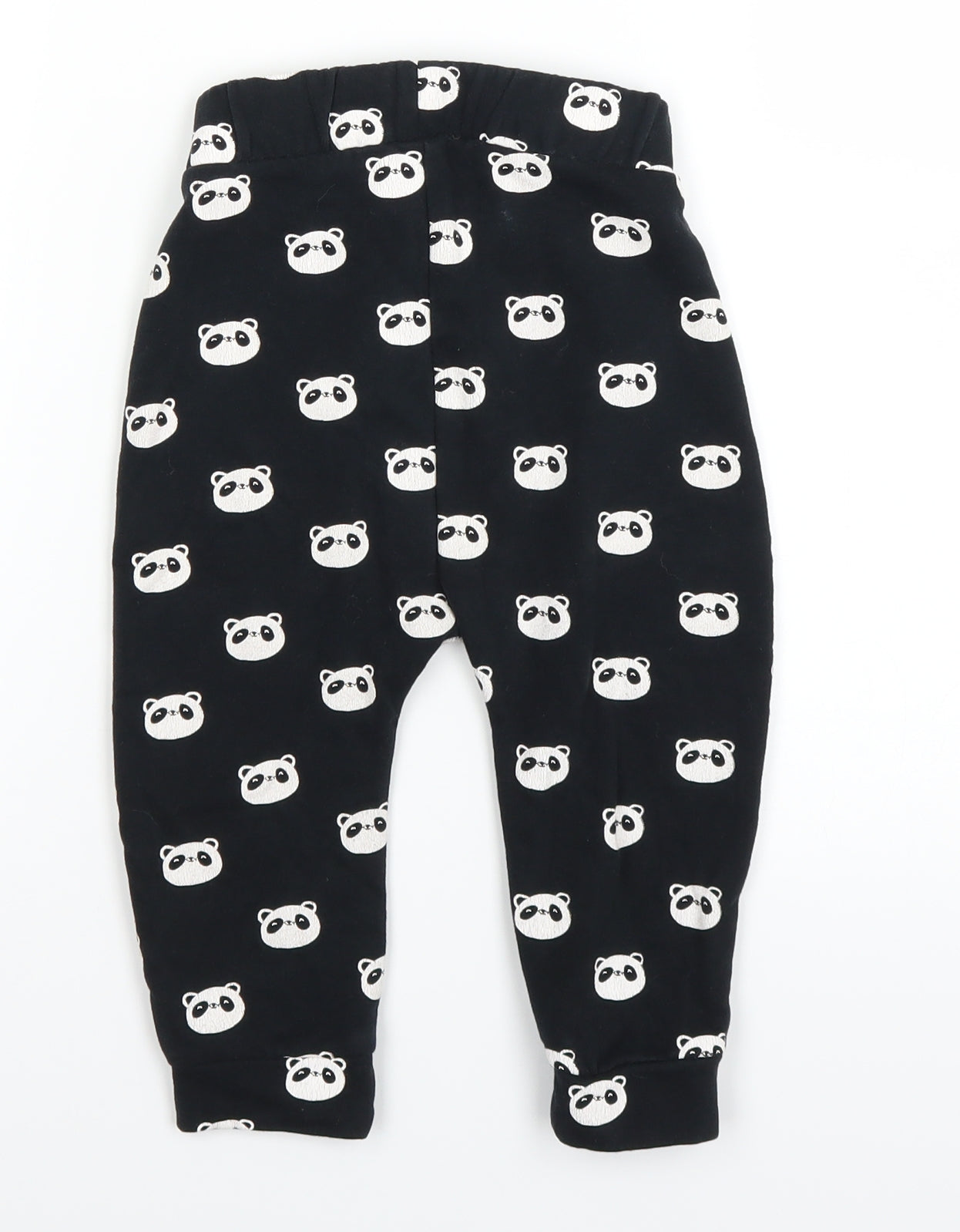 George Baby Black   Sweatpants Trousers Size 18-24 Months  - Panda