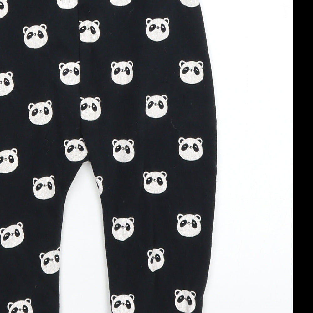 George Baby Black   Sweatpants Trousers Size 18-24 Months  - Panda