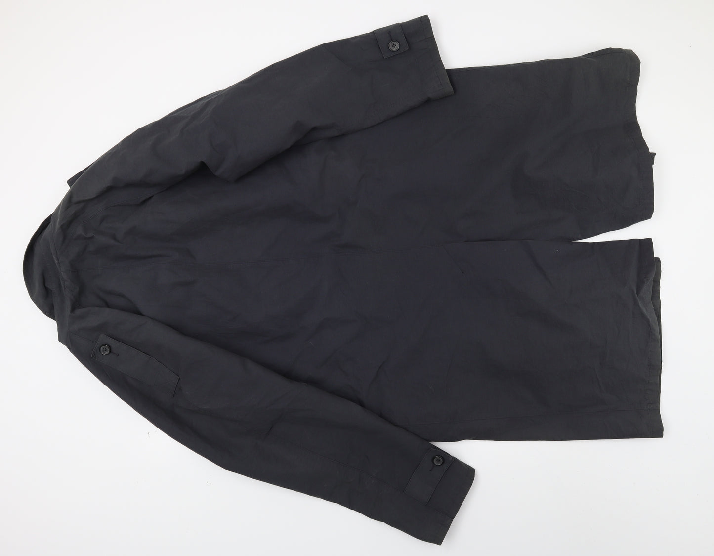 StMichael Mens Grey   Trench Coat Coat Size 36