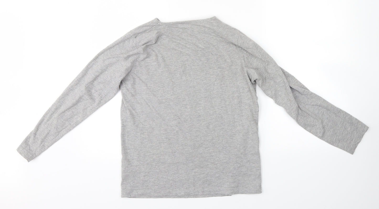 Primark Girls Grey   Basic T-Shirt Size 11-12 Years
