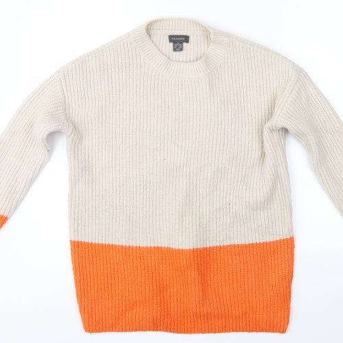 Primark Mens White   Cardigan Jumper Size M