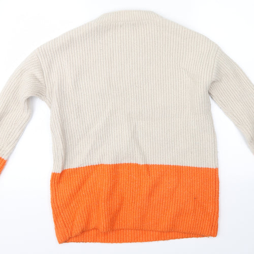 Primark Mens White   Cardigan Jumper Size M