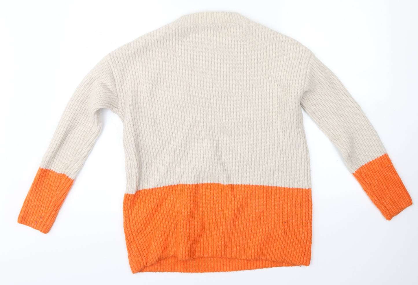 Primark Mens White   Cardigan Jumper Size M