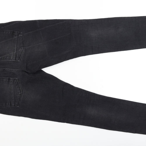 Quality Goods Mens Black  Denim Tapered Jeans Size 29 L30 in
