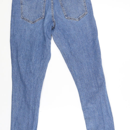 New Look Womens Blue  Denim Straight Jeans Size 10 L26 in
