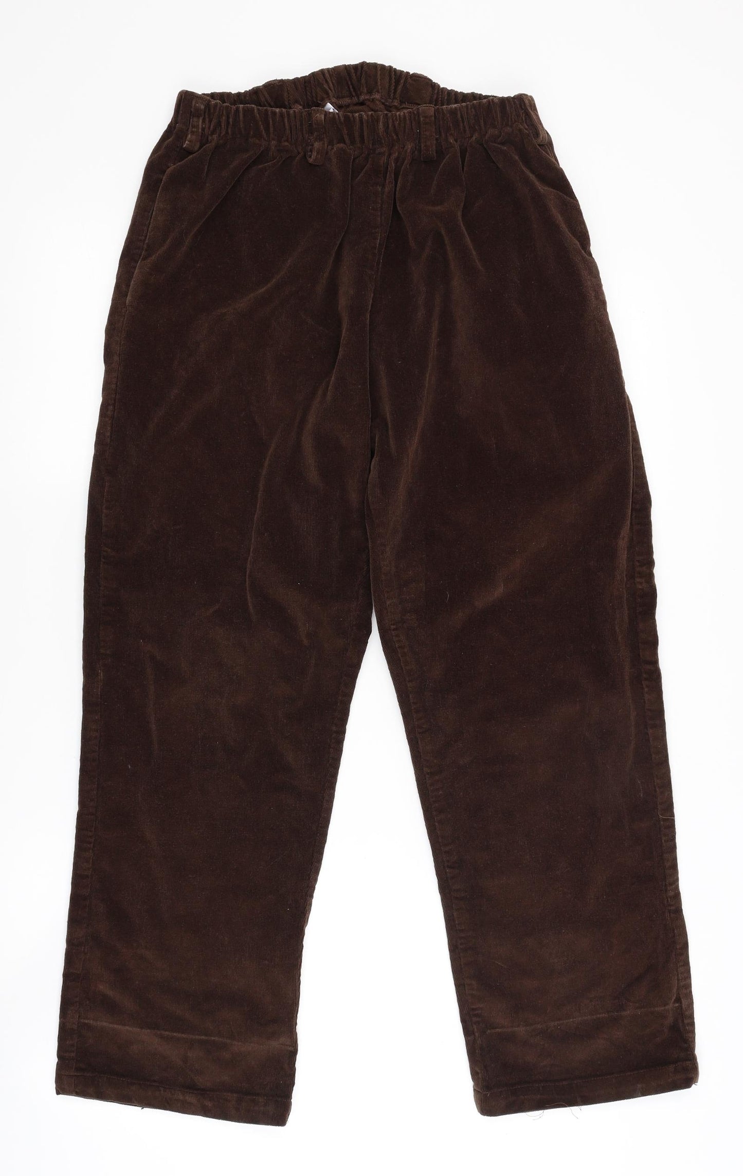 Able2Wear Womens Brown  Corduroy Chino Trousers Size L L25 in
