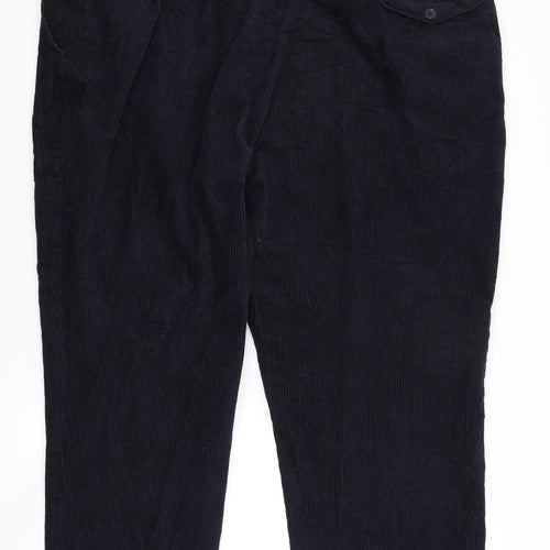 Premier MAN Mens Blue  Corduroy Chino Trousers Size 44 in L24 in