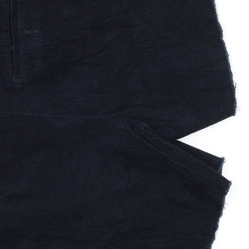 M&S Womens Blue  Corduroy Chino Shorts Size 34 in
