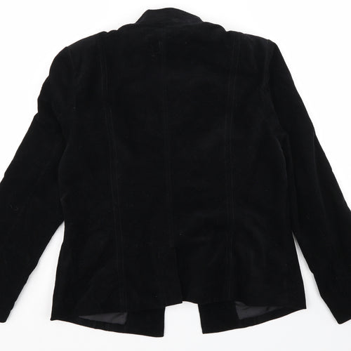 Viz a Viz Womens Black  Flannel Jacket  Size 14
