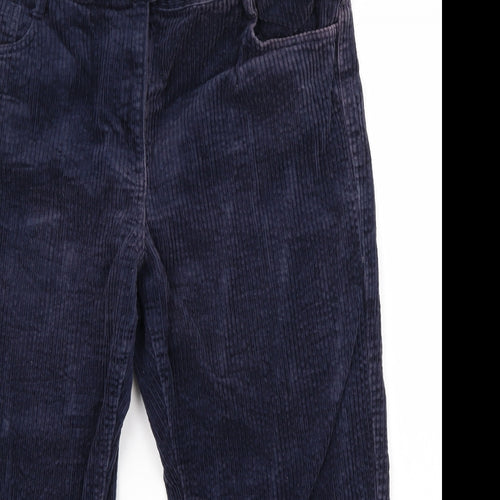M&S Womens Blue  Corduroy Trousers  Size 14