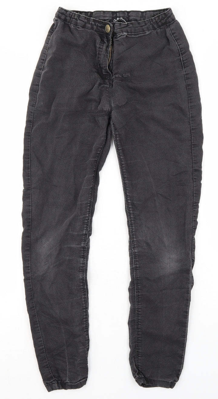 Candy Couture Girls Black Denim Jegging Jeans Size 13 Years