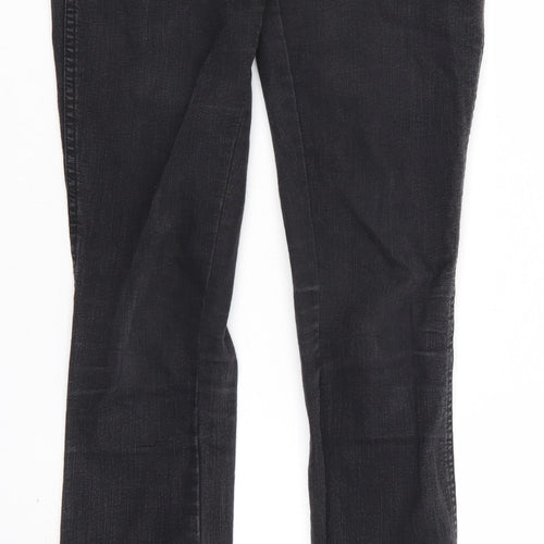 Moto Womens Black  Denim Jegging Leggings Size 10