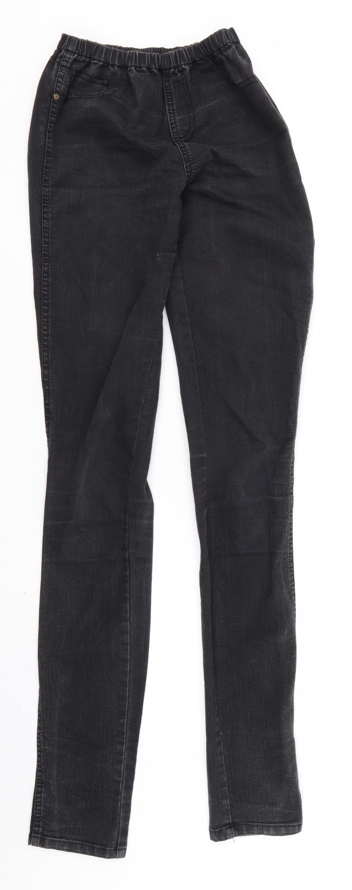 Moto Womens Black Denim Jegging Leggings Size 10