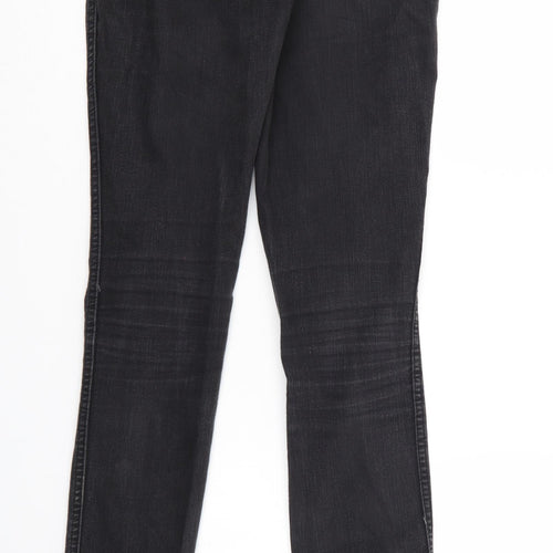 Moto Womens Black  Denim Jegging Leggings Size 10