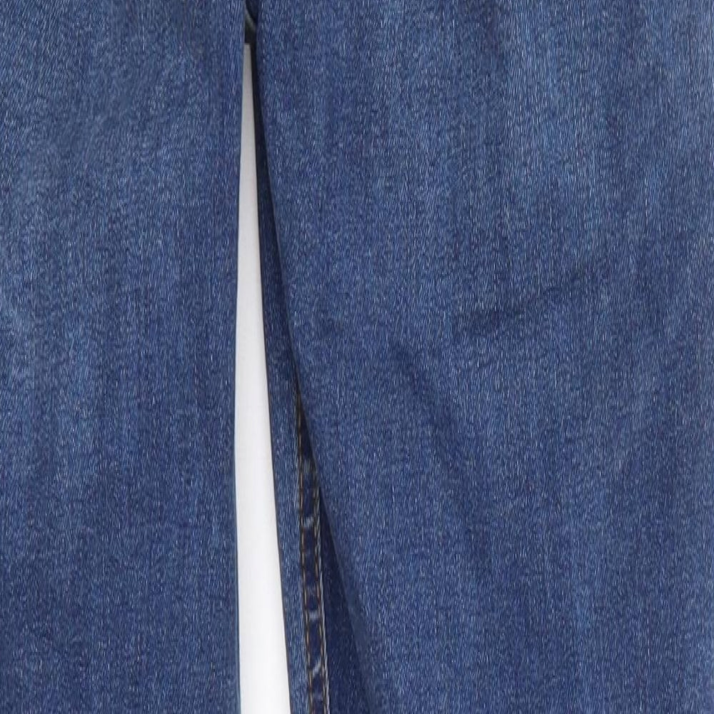 Topshop Mens Blue  Denim Straight Jeans Size 26 L32 in