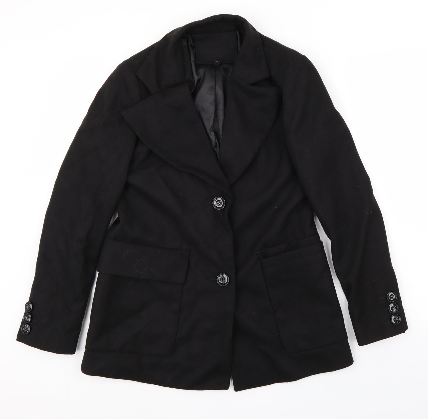 Preworn Womens Black   Jacket Coat Size M