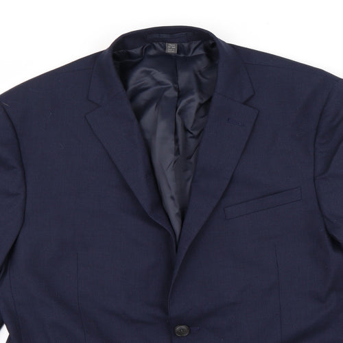 m&S Mens Blue   Jacket Blazer Size 42