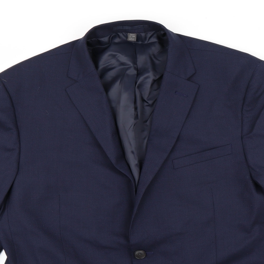 m&S Mens Blue   Jacket Blazer Size 42