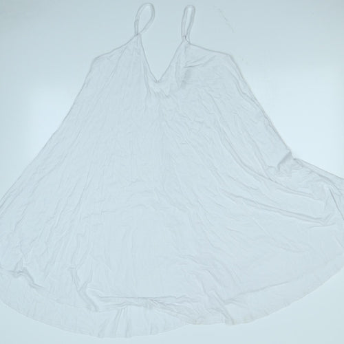 Boohoo Womens White   Tank Dress  Size 14