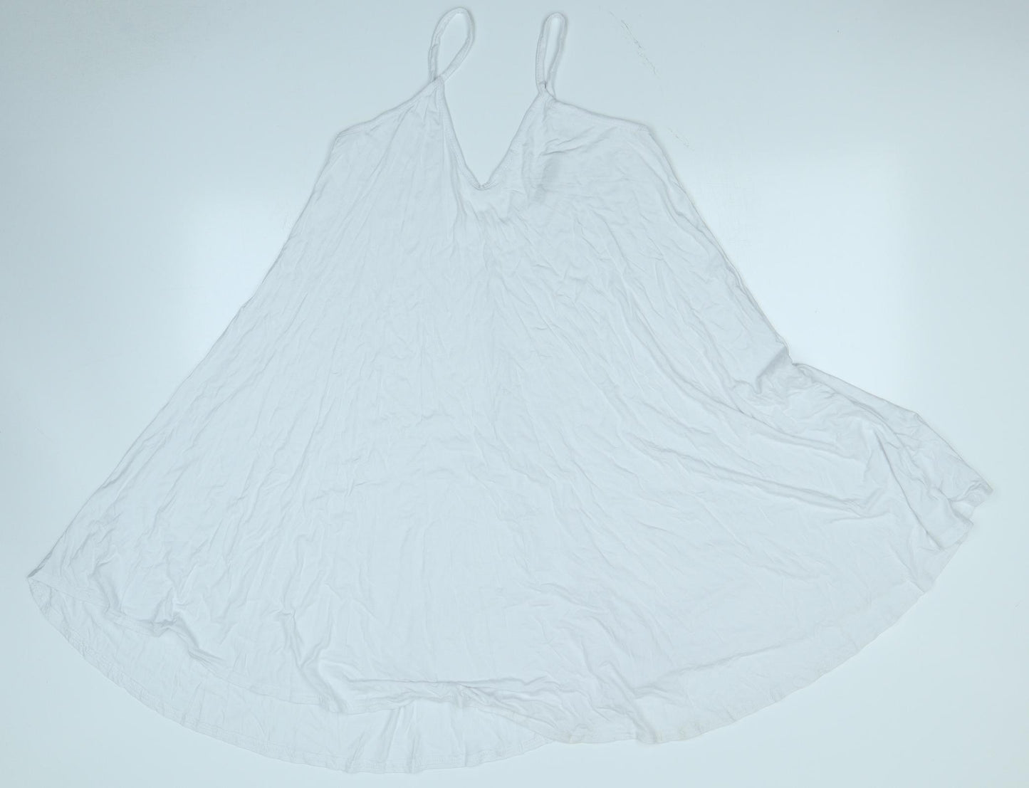 Boohoo Womens White   Tank Dress  Size 14