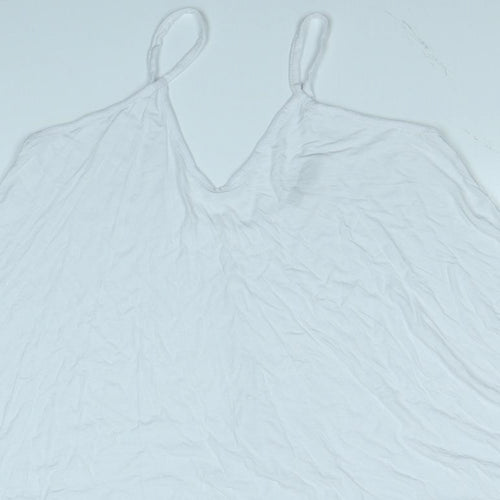 Boohoo Womens White   Tank Dress  Size 14