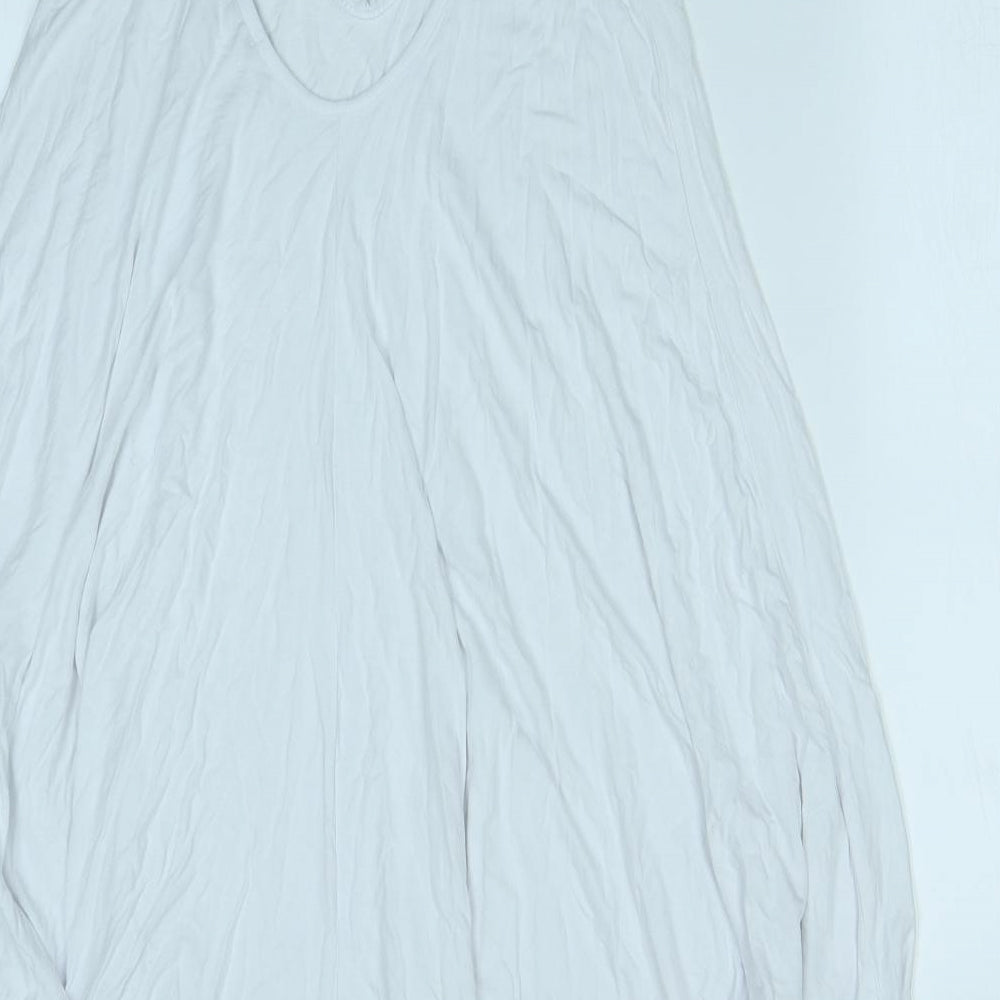 Boohoo Womens White   Tank Dress  Size 14