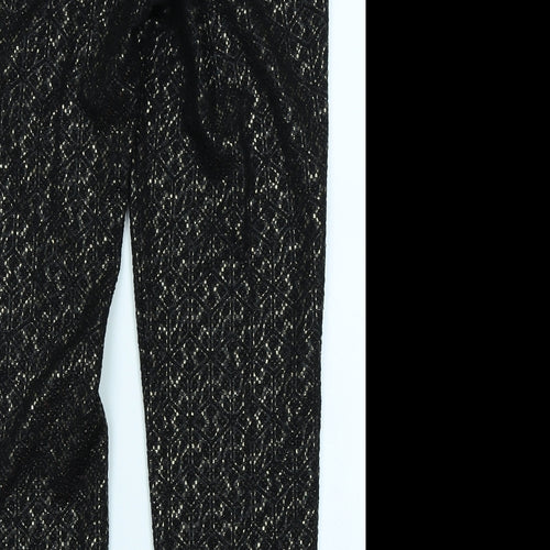 NEXT Womens Black   Trousers  Size 14 L26 in