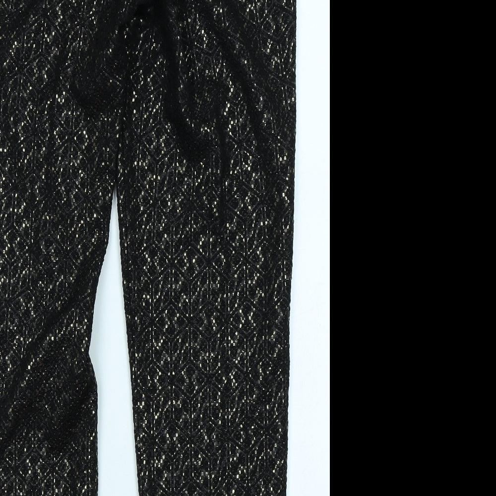 NEXT Womens Black   Trousers  Size 14 L26 in