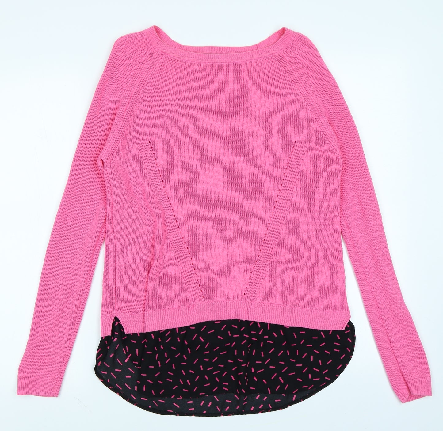 M&S Collection Womens Pink   Pullover Jumper Size 14