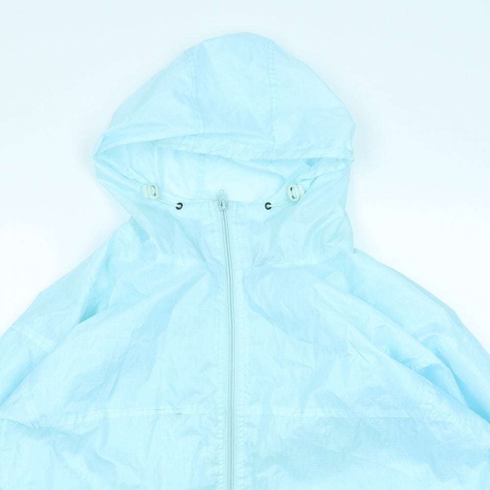 Rainy days Womens Blue   Rain Coat Jacket Size M
