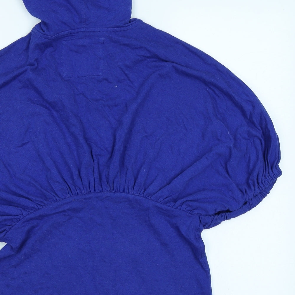 Denim CO Womens Blue   Full Zip Hoodie Size 12