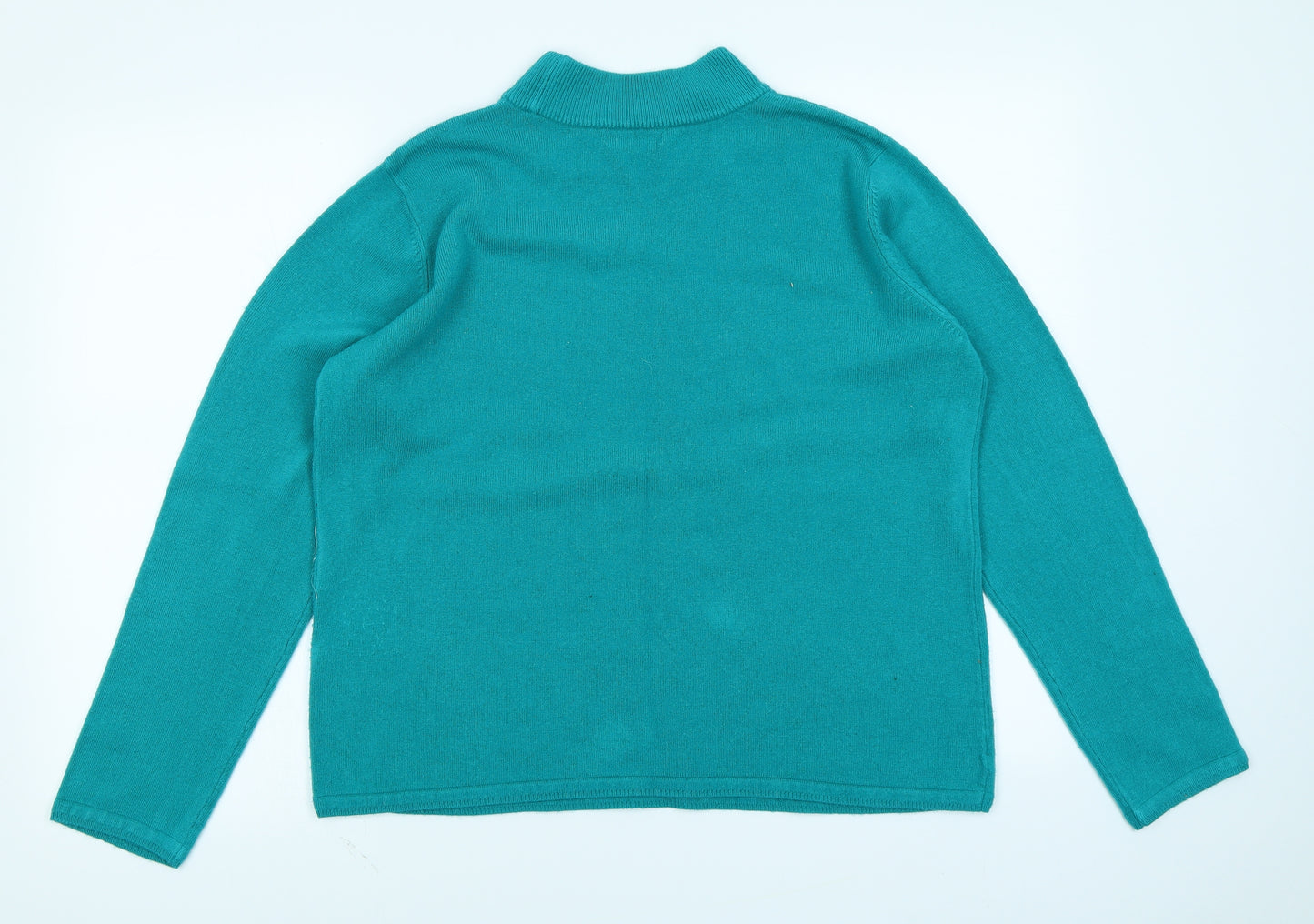 BM Womens Green   Pullover Jumper Size M