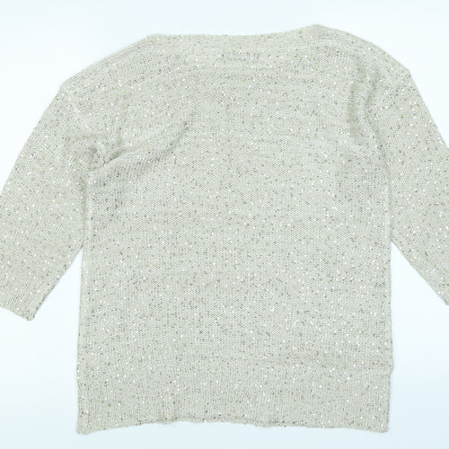 David Emanuel Womens Gold   Pullover Jumper Size S