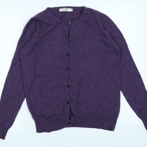 Lochmere Womens Purple   Cardigan Jumper Size M