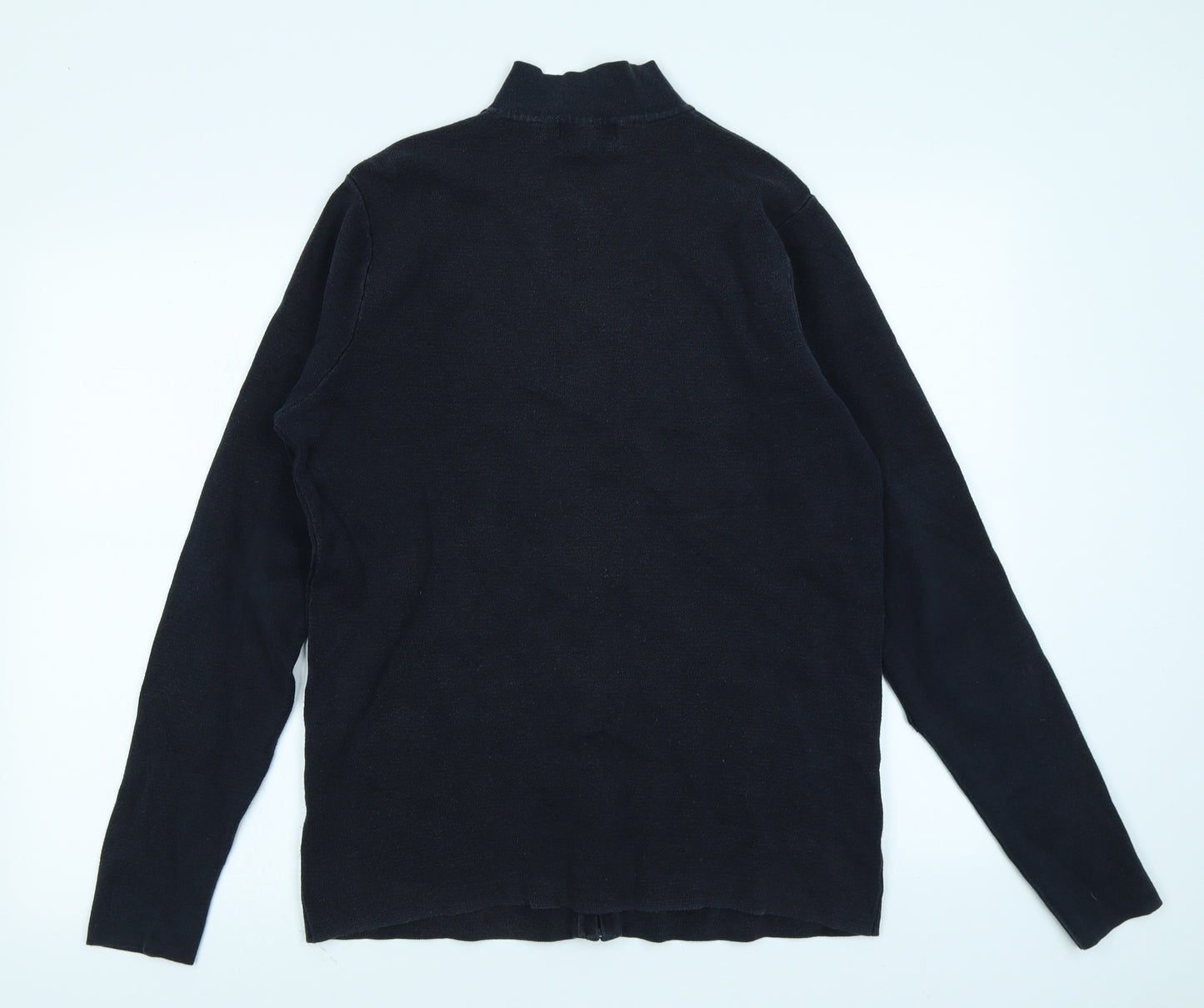 TU Mens Blue   Full Zip Sweatshirt Size M